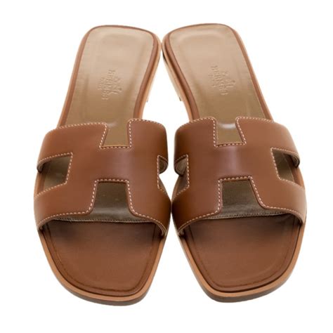 hermes flat sandals brown|hermes jelly flat sandals.